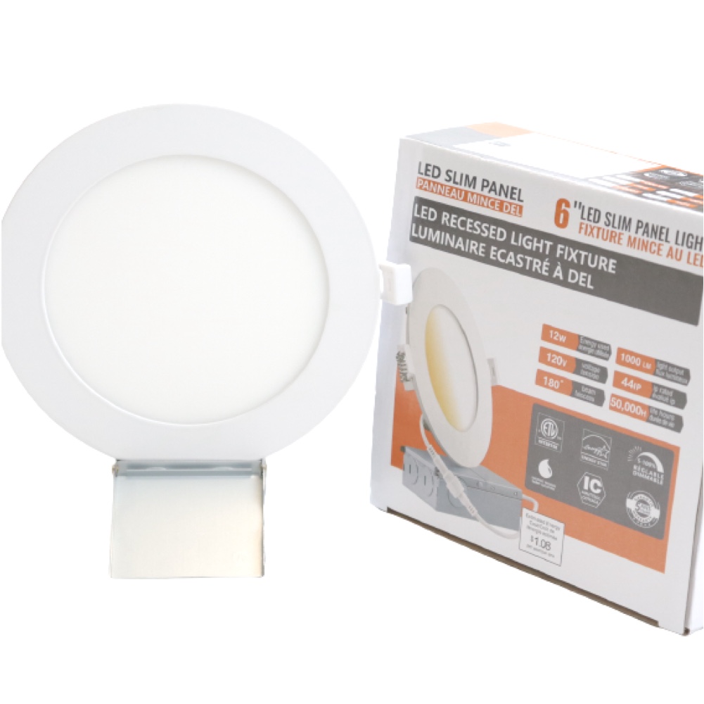 Downlight de painel fino de 6 polegadas 5cct