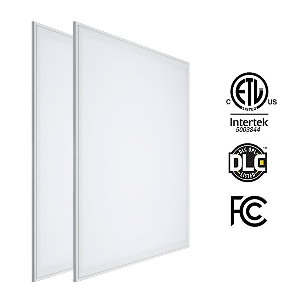 Iluminação interna listada em DLC de alta potência de brilho e série ajustável CCT luz de painel grande LED retroiluminada 20W 25W 35W 40W