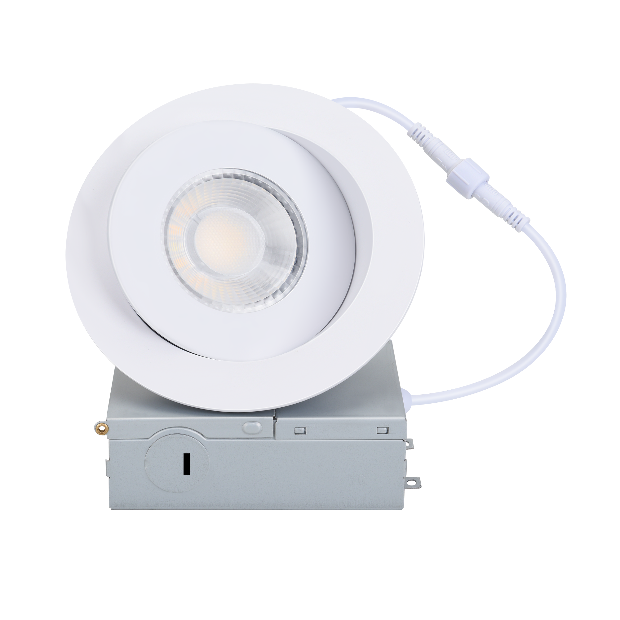 4in 2.4G LED com controle remoto globo ocular Gimbal Downlight YG013D9-R-2L-WL-2.4G