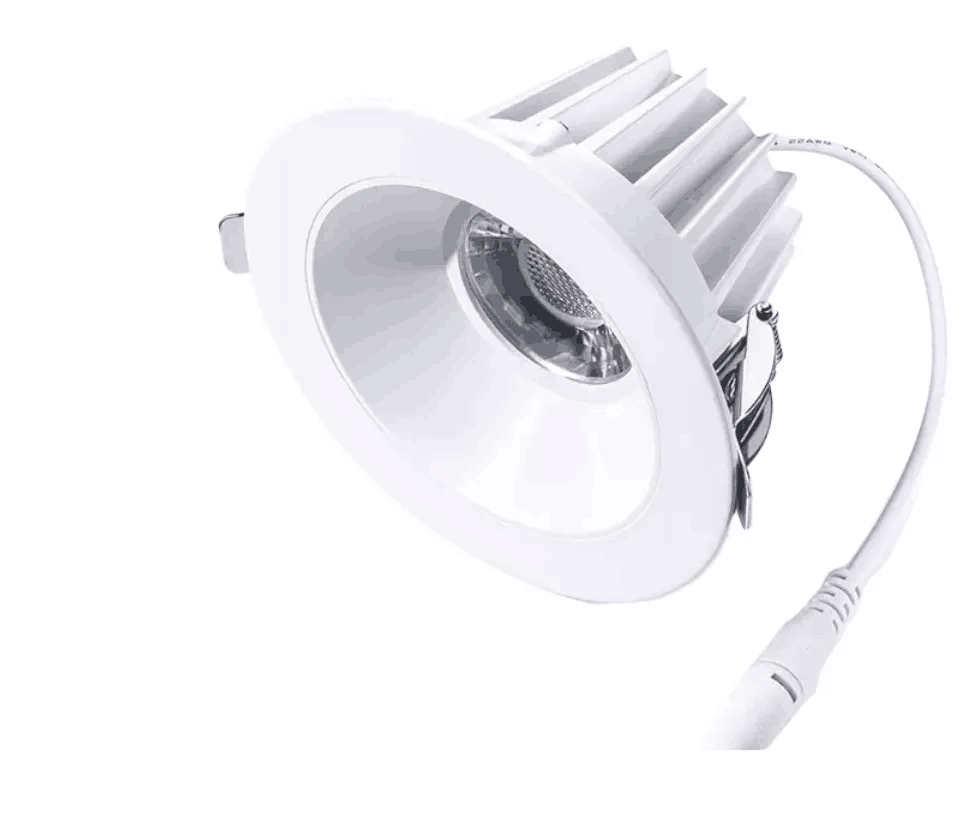 Alumínio 3CCT ajustável 2 '' 4 '' Recessed Led Down Light redondo quadrado regulável anti-reflexo teto comercial LED COB DownLight com 5 anos de garantia 